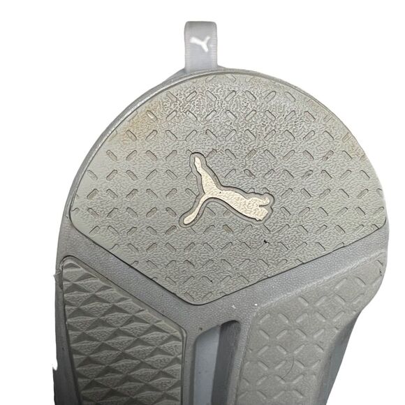 Puma Womens Fierce Sz 9 Quilted 18941802 Gray Running Shoes Mid Top Sneakers - Picture 13 of 13